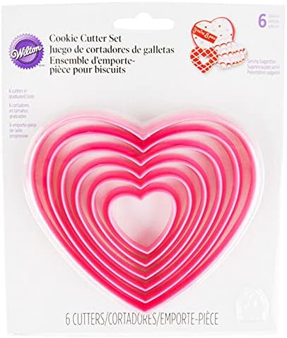 Wilton Nesting Heart Cutter Set 225-42 Inch