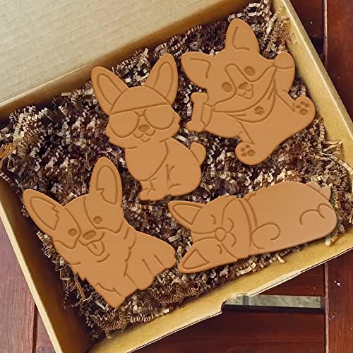 MOOSE GOODS Corgi Cookie Cutters Set of 4 1