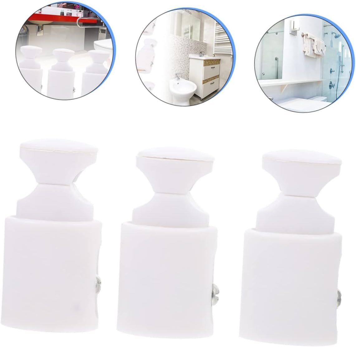 DECHOUS Towel Hooks for Bathroom Wall Radiator Set of 3