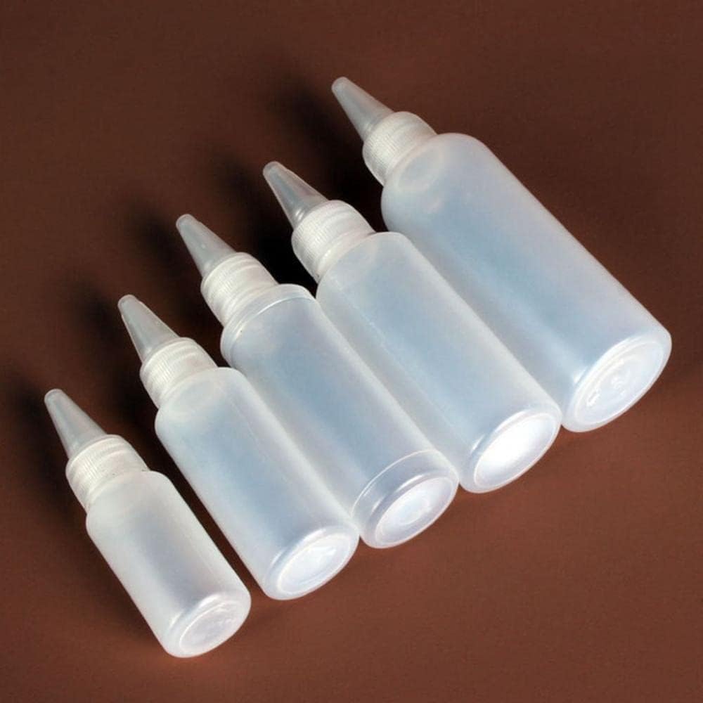 10PCS Durable Plastic Squeeze Bottles with Scale 20ml