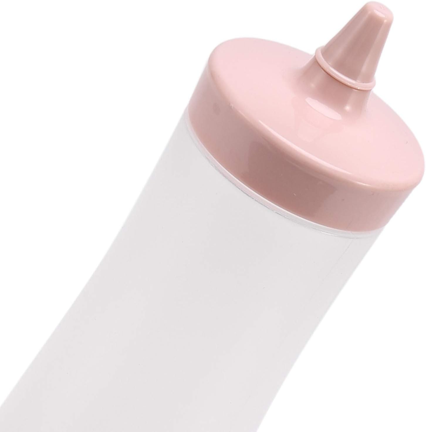 Pasuihcay Pink and Transparent Condiment Squeeze Bottle
