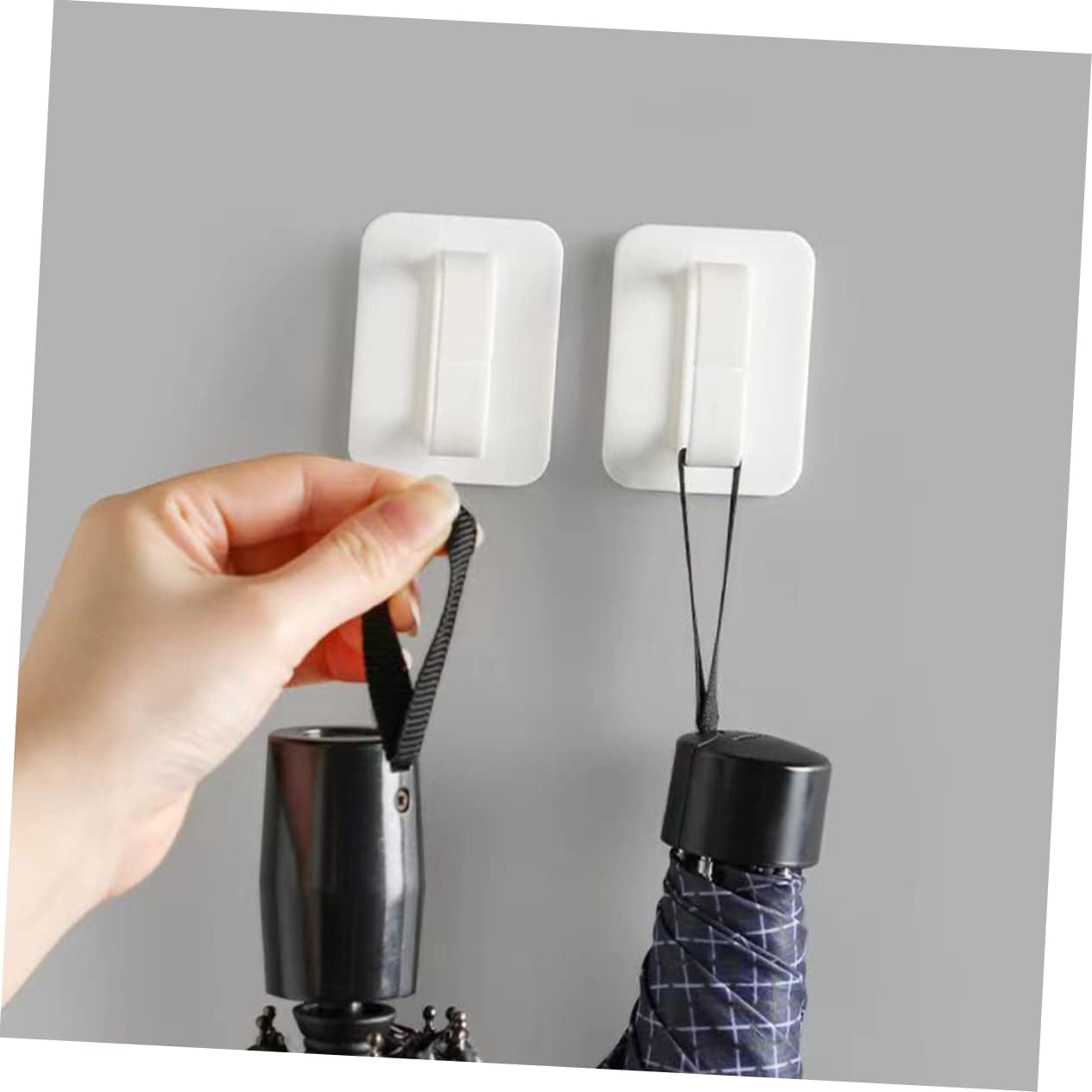 GLEAVI 6Pcs Adhesive Wall Hooks for Smooth Surfaces 1