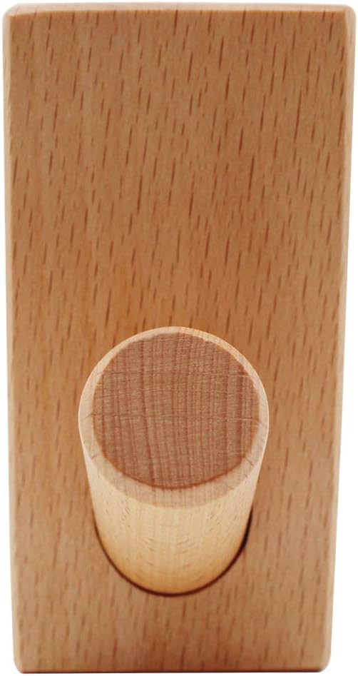 Gullor 2 PCS Beech Wooden Coat Hooks