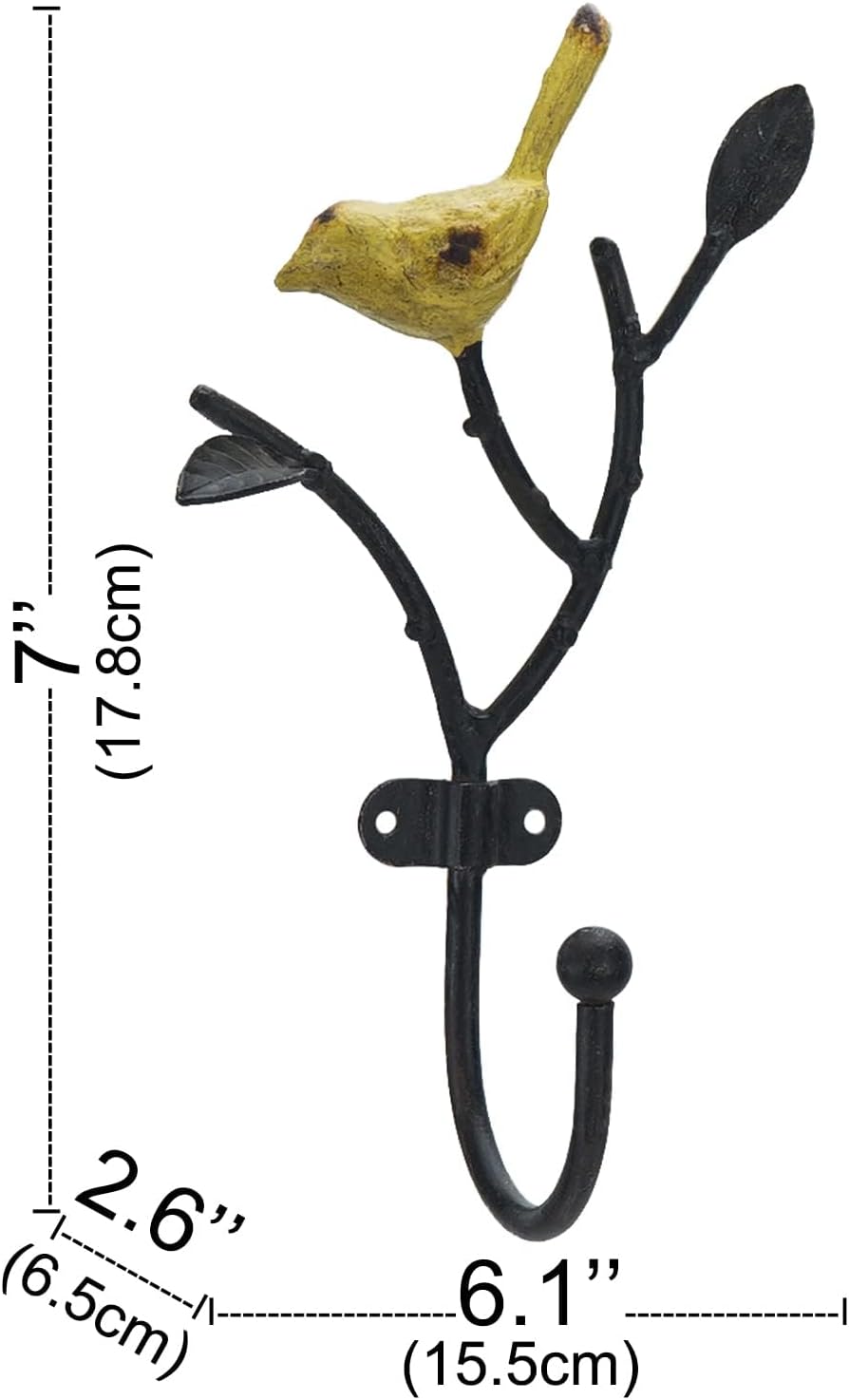Soffee Design 2pcs Vintage Metal Coat Hooks