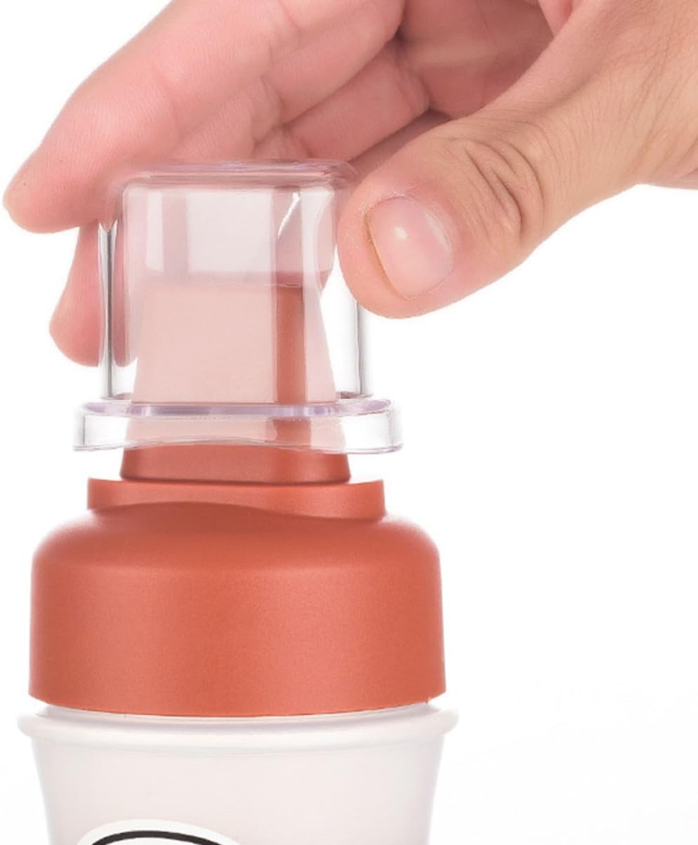 COLLBATH 350ml Sauce Squeeze Bottles Set with Scale
