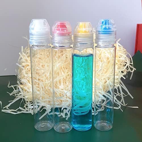 4pcs Slim Honey Squeeze Bottle Condiment Containers