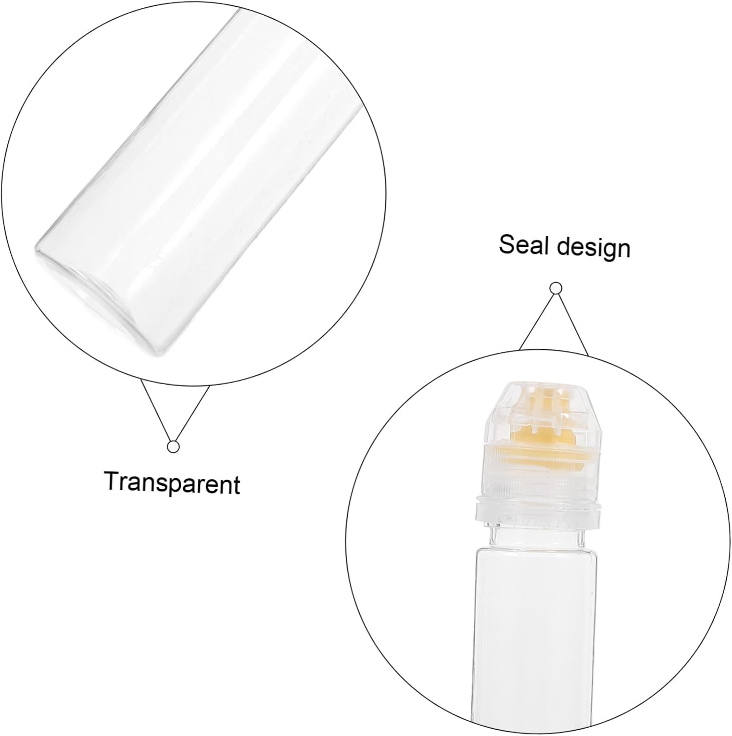 8 Pcs Mini Squeeze Condiment Bottles for Ketchup Honey Oil Salad Dressing