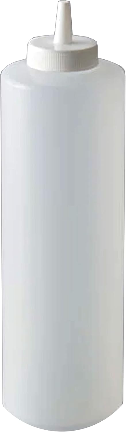 6-Piece Squeeze Bottle Condiment Dispenser 24 Oz
