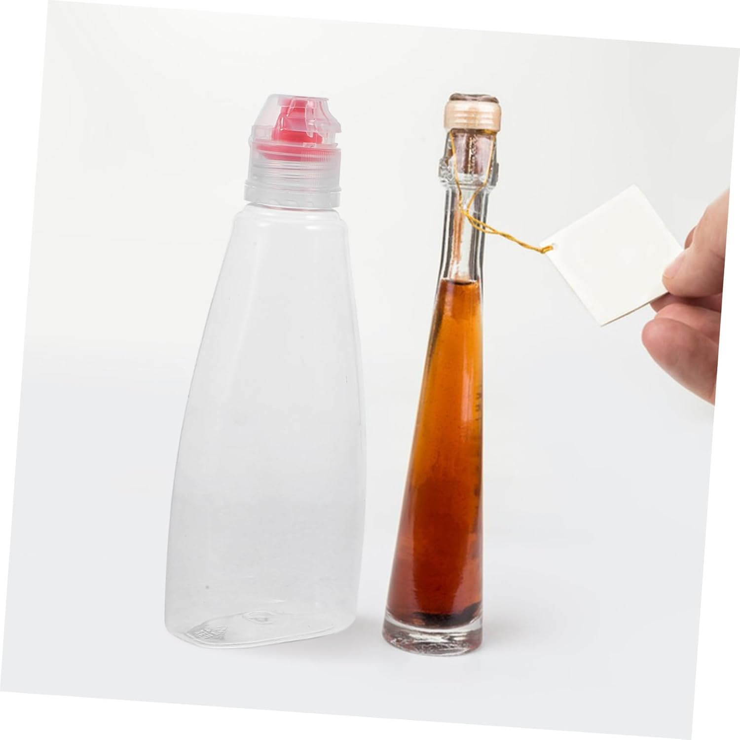 4pcs PET Honey Squeeze Bottle Condiment Dispenser