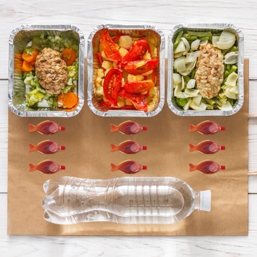 Zerodeko 100 PCS Condiment Squeeze Bottles