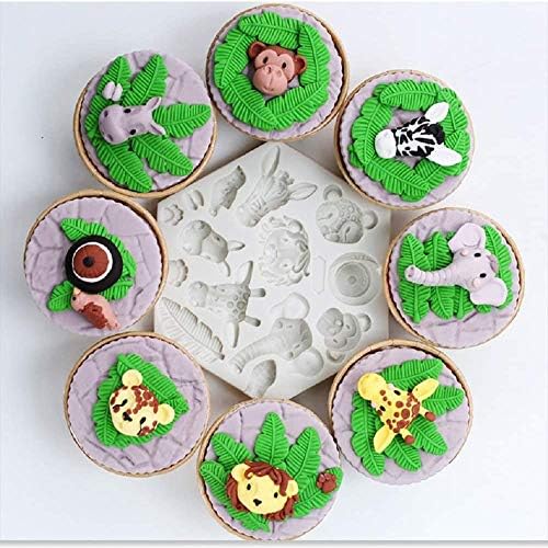 JeVenis Jungle Safari Animal Cake Mold Set 1
