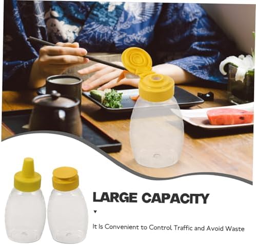 WATIIFUFU 4PC Multi-Purpose Condiment Squeeze Bottles Leakproof
