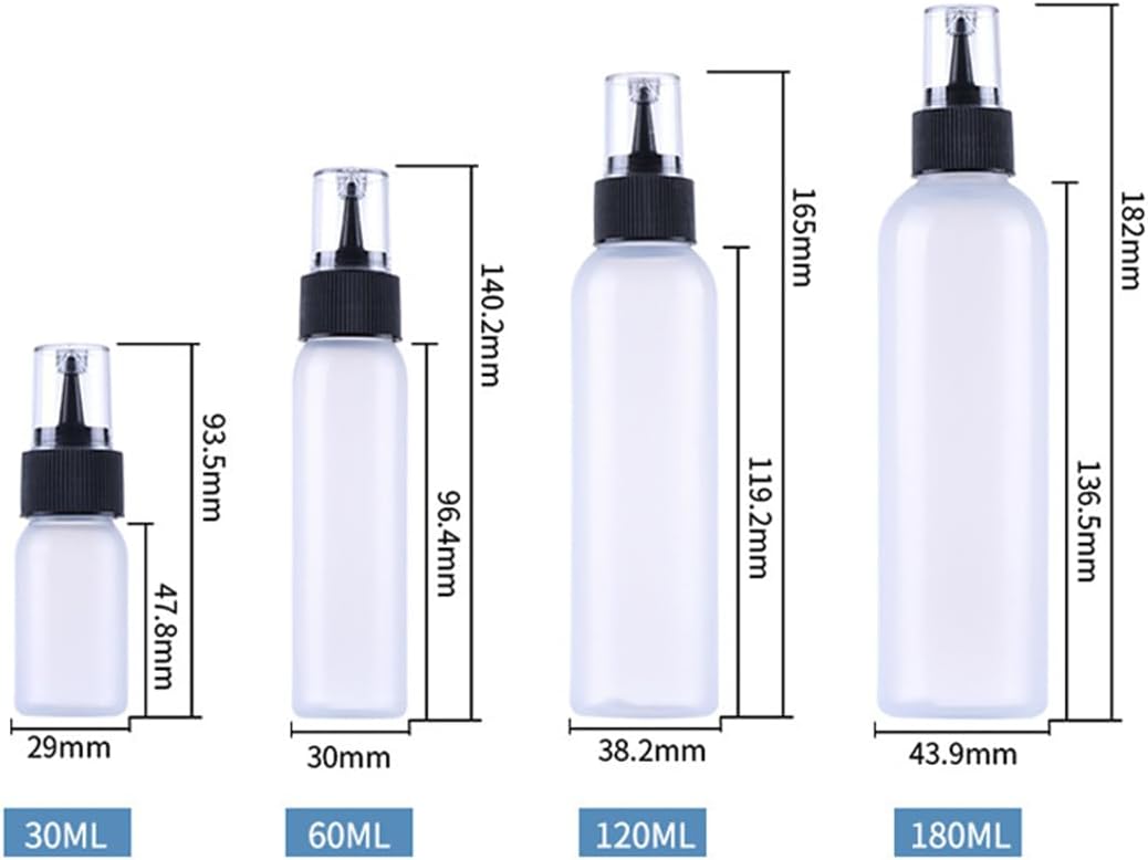 Morneve Writer Bottles 8PCS Set for Baking Decorating