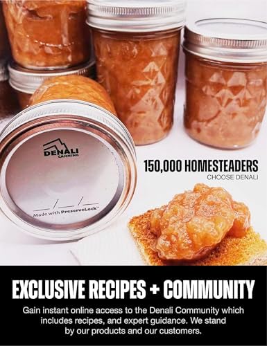Denali 240-Pack Canning Lids with PreserveLock Seal