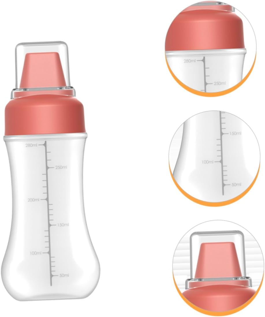 Mikinona 5-Hole Condiment Squeeze Bottle 350ml Red