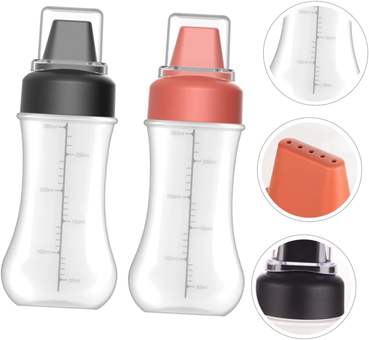 PRETYZOOM Jam Dispensers with Ketchup Bottles Portable Sauce Storage