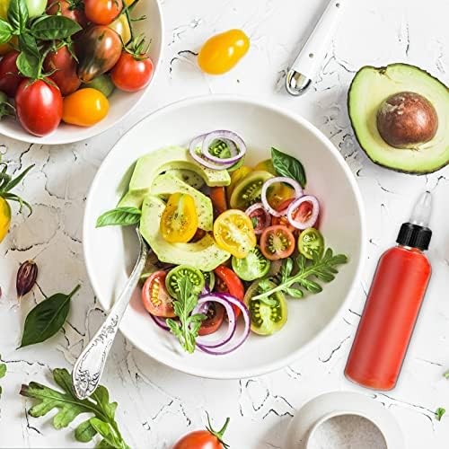 12 Pack Reusable Squeeze Bottles for Condiments