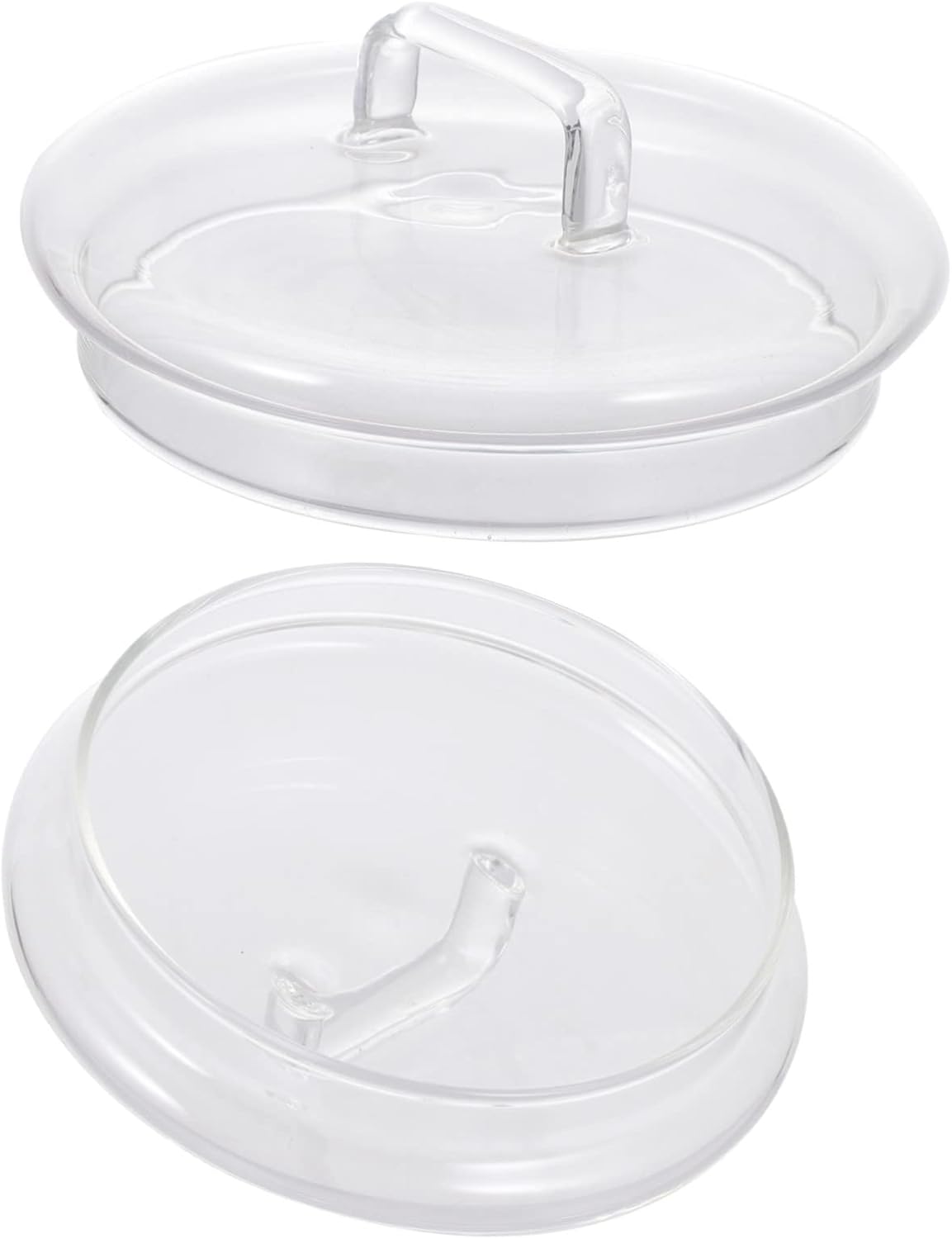 GRADENEVE Airtight Glass Jar Lids 2 Pack Sturdy Easy to Clean