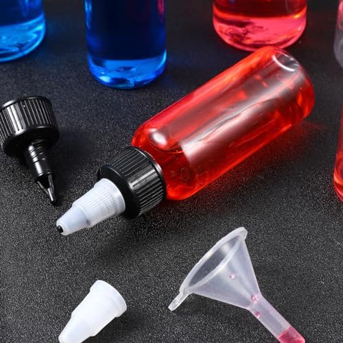 12 Pack Reusable Squeeze Bottles for Condiments