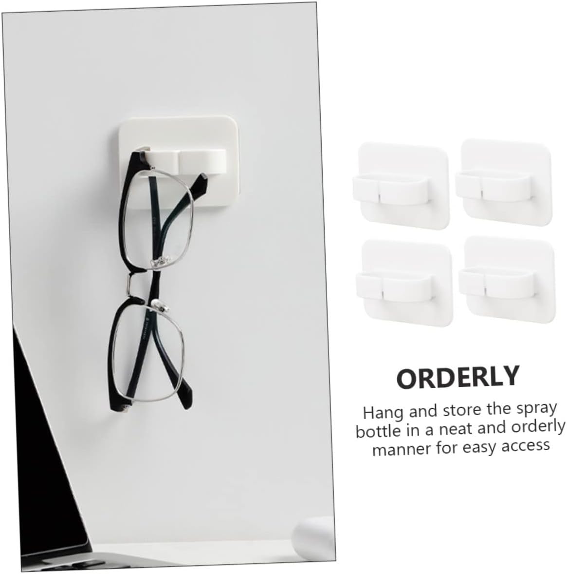 Garneck 4pcs Multi-Functional Hooks for Home Kitchen