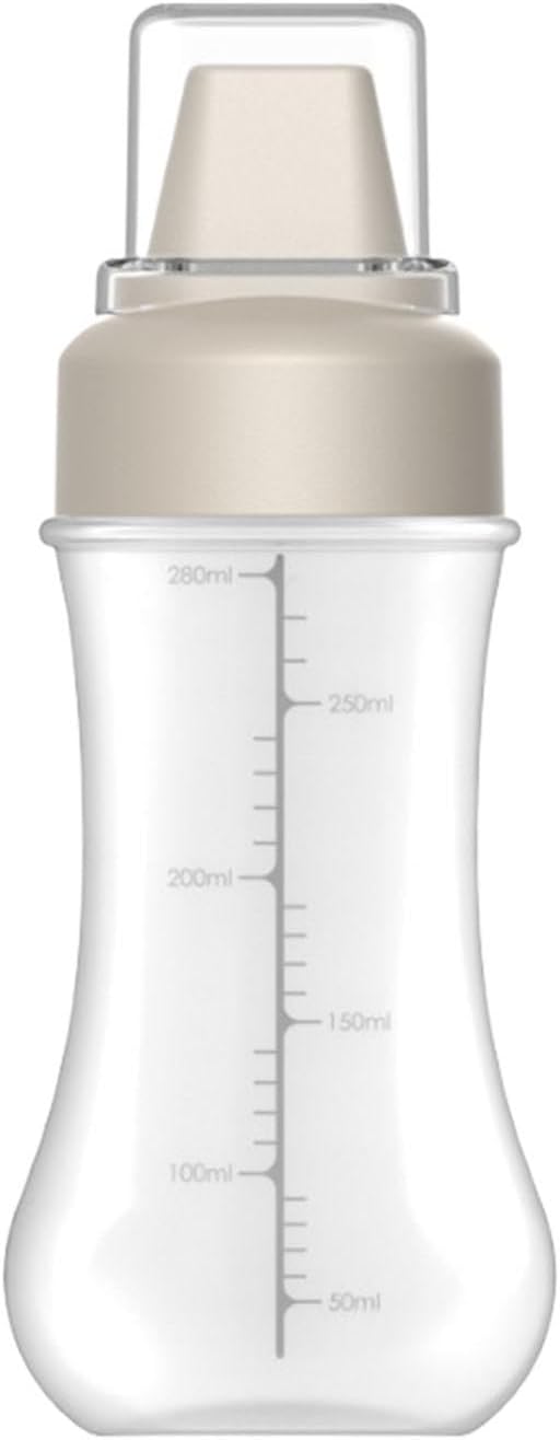 5-Hole Squeeze Bottle with Clear Lid - 350ml Condiment Container
