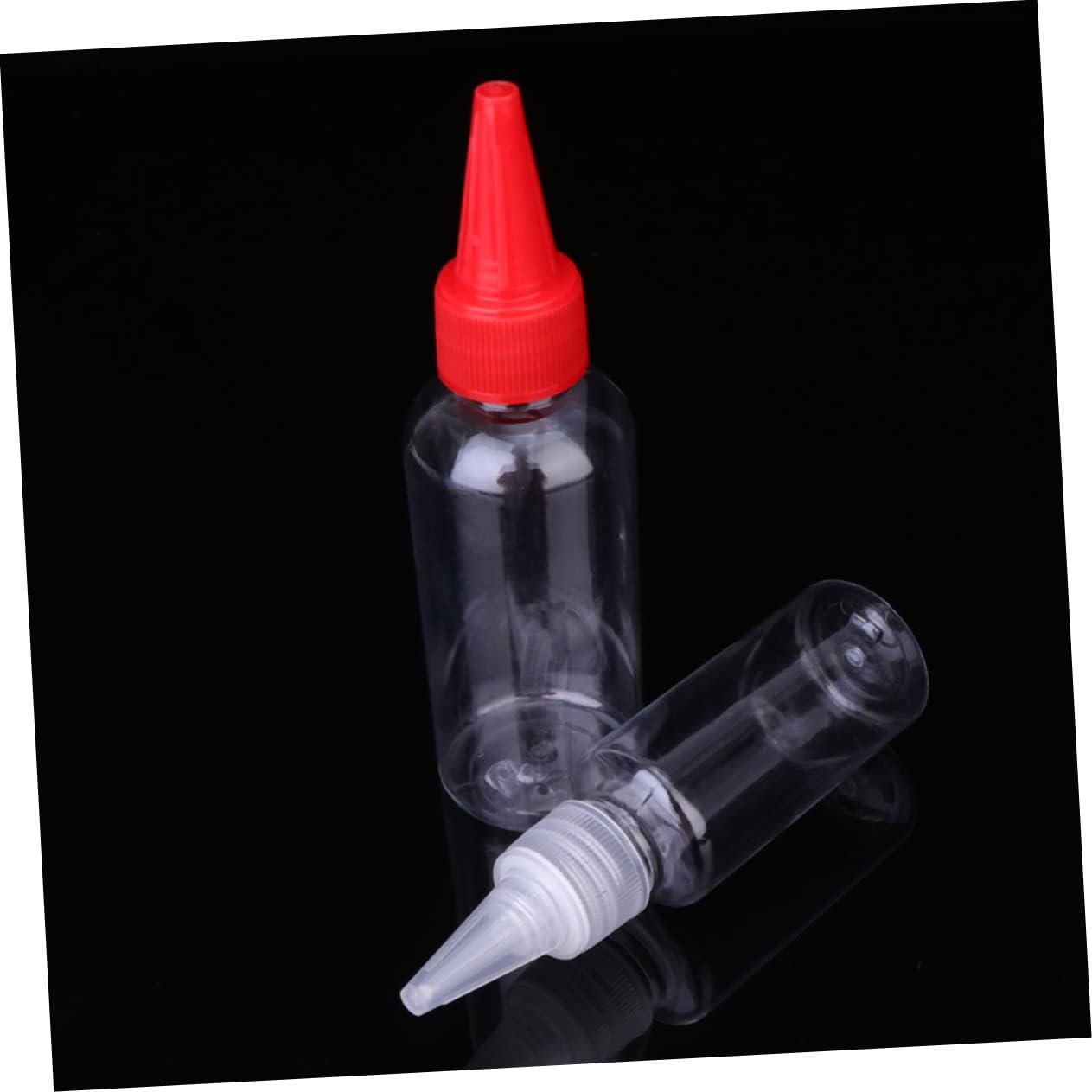 PRETYZOOM 20 Pack Squeeze Bottles with Lids