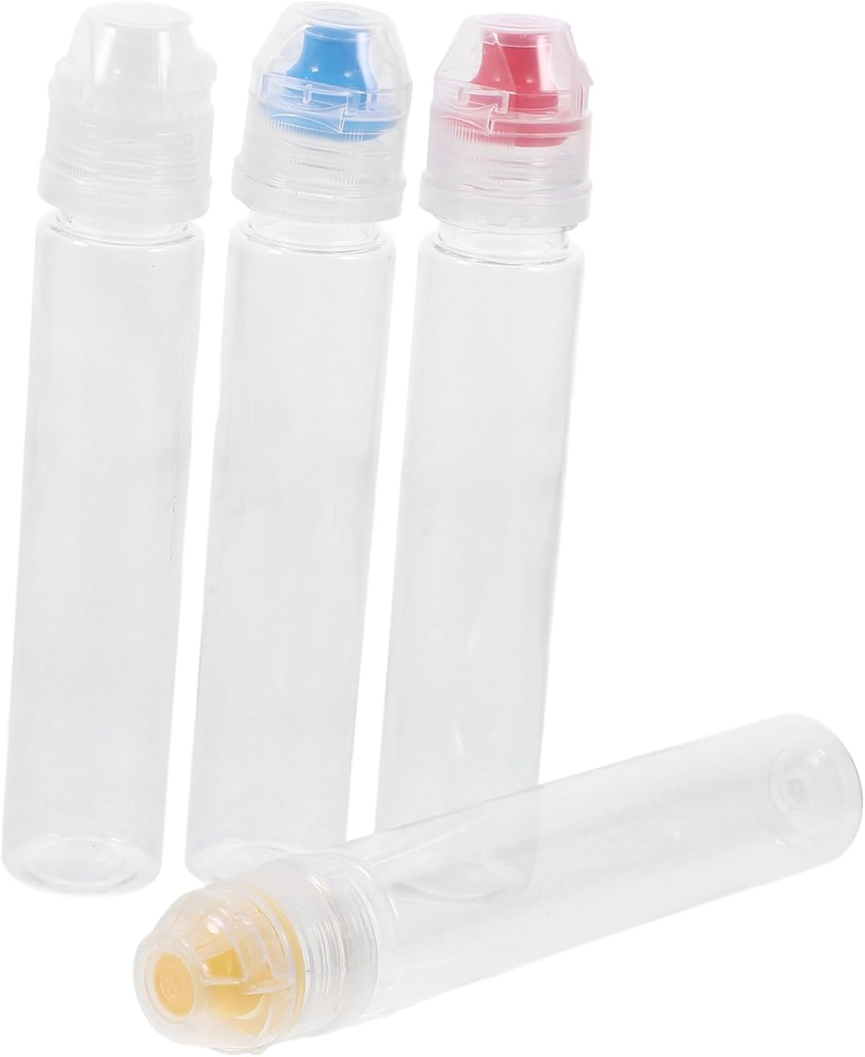 ULTECHNOVO 4PCS 2SET Mini Squeeze Bottles Condiment Dispenser
