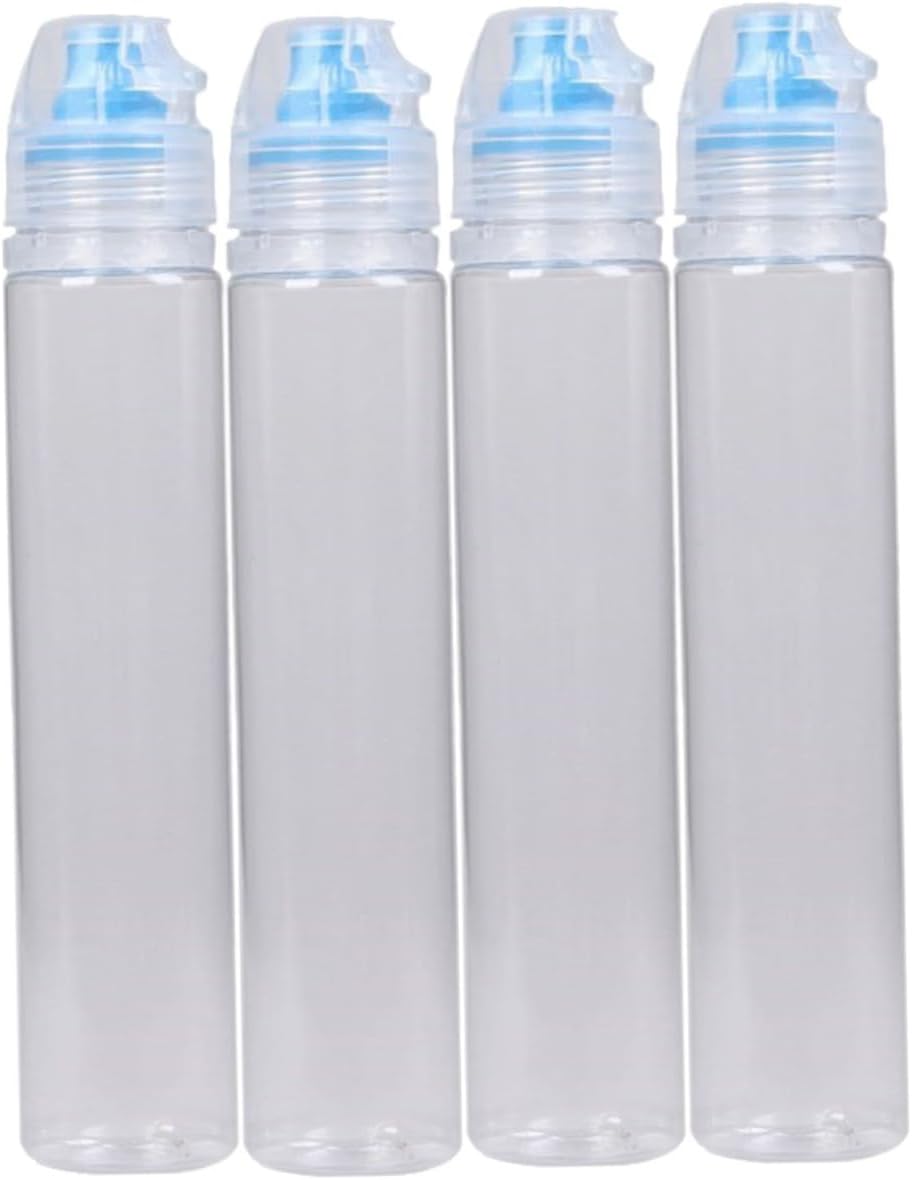 VOSAREA 4Pcs PVC Condiment Storage Bottles Set