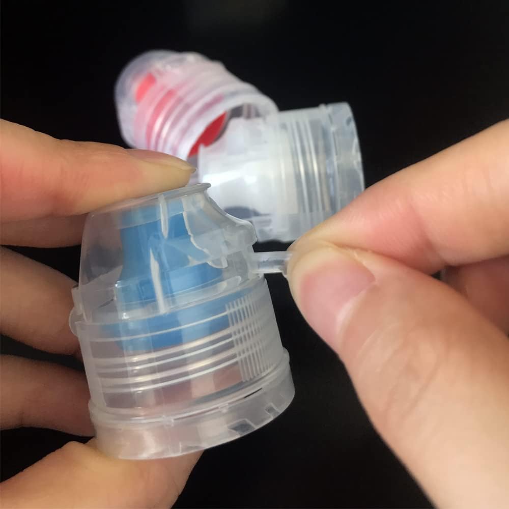 HYMAOME 4PCS Leakproof Honey Squeeze Bottles Flip Top Reusable Condiment Dispensers