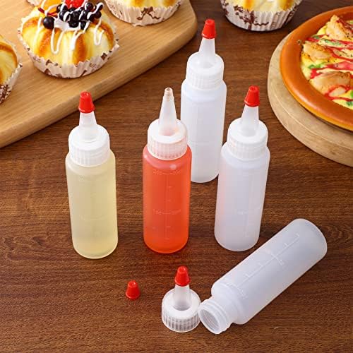 20 Pcs Food Grade Squeeze Condiment Bottles Set