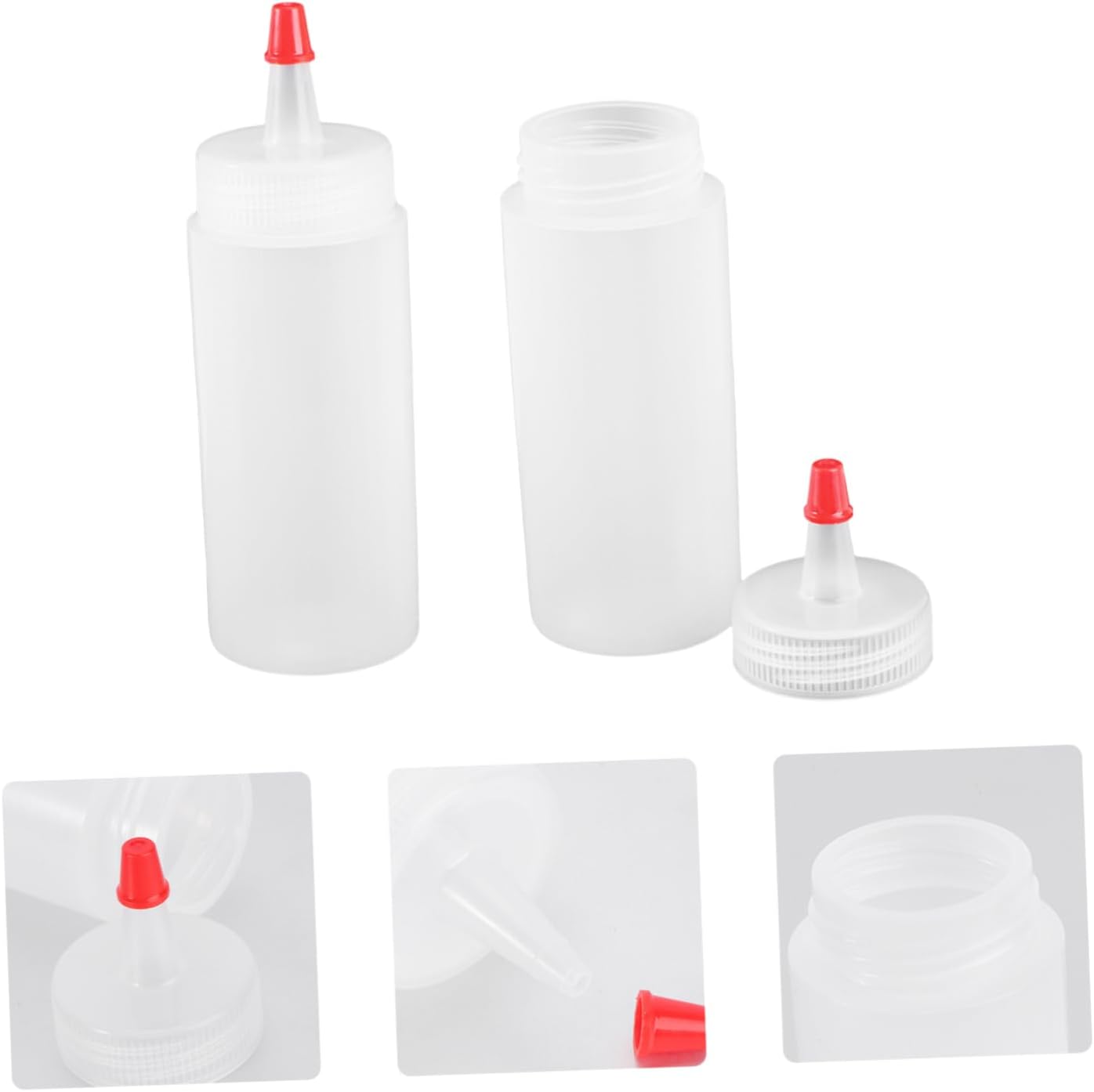 DECHOUS 18 Pcs Squeeze Glue Bottles 4oz