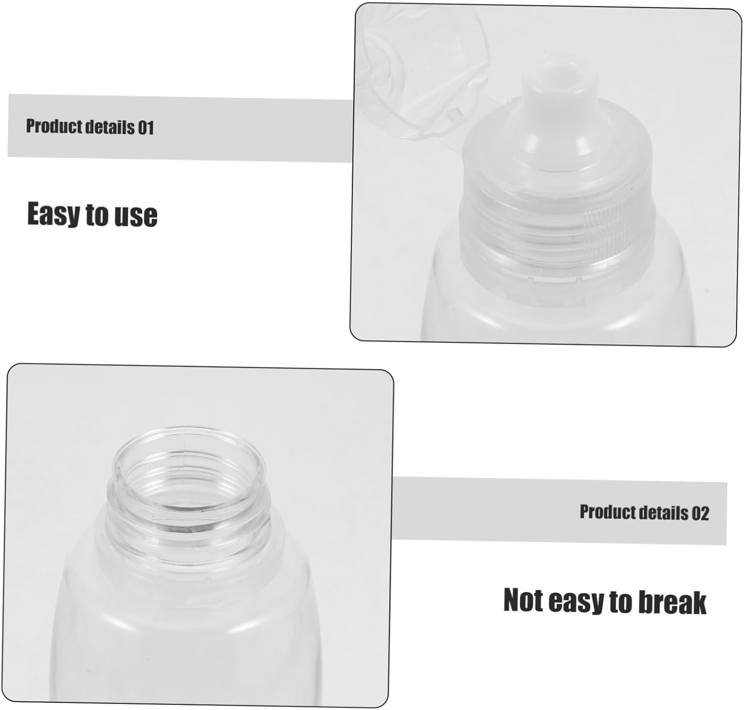 PartyKindom 4pcs Honey Squeeze Bottle Set