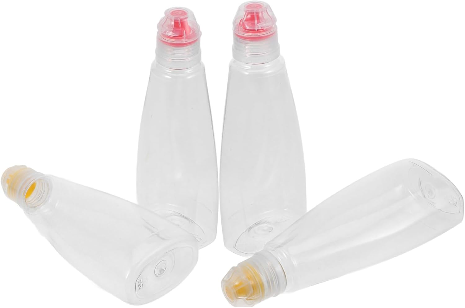 CHILDWEET 12 Pcs PET Condiment Squeeze Bottles