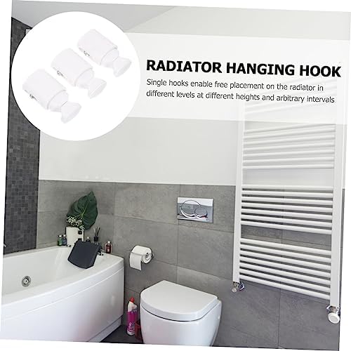 DECHOUS Towel Hooks for Bathroom Wall Radiator Set of 3
