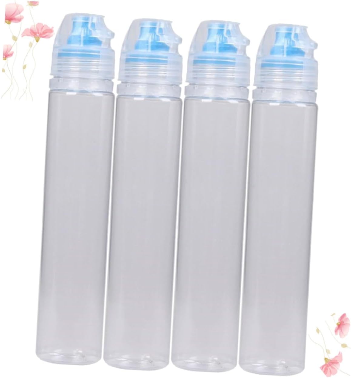 Luxshiny 4pcs PVC Food Sealed Storage Bottles