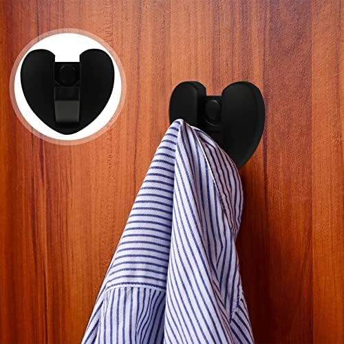 DOITOOL Heart Shape Decor Aluminum Foldable Wall Hooks
