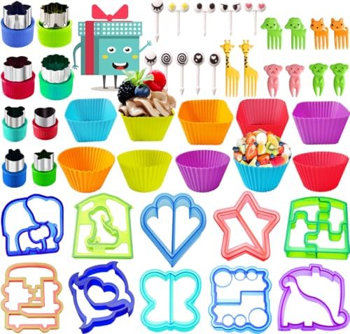 Limasum Sandwich Cutters for Kids Bento Lunch Fun Shapes