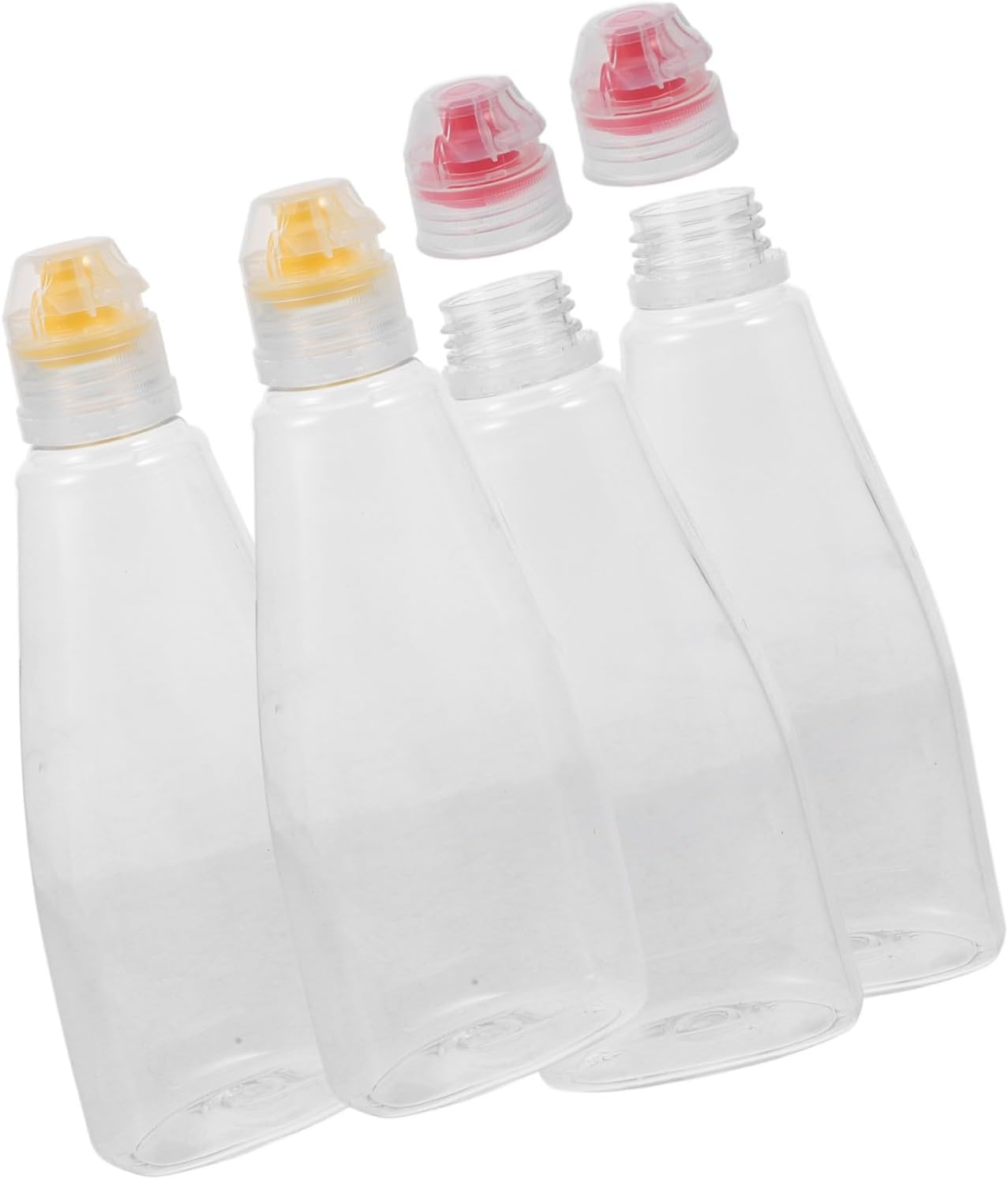TOPPERFUN 3 Sets Honey Bottle Squirt Bottles for Sauce Seasoning