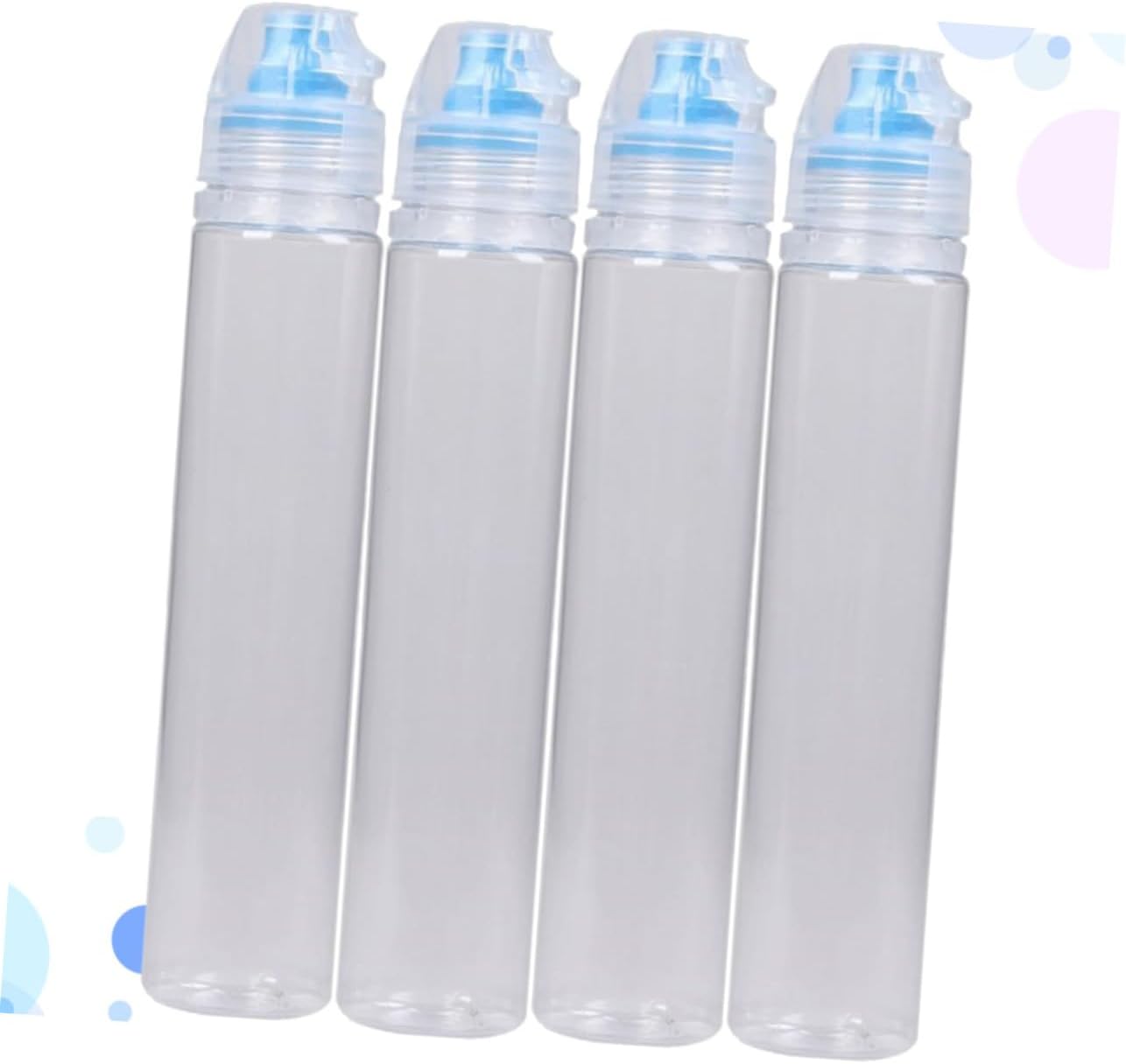 VOSAREA 4Pcs PVC Condiment Storage Bottles Set