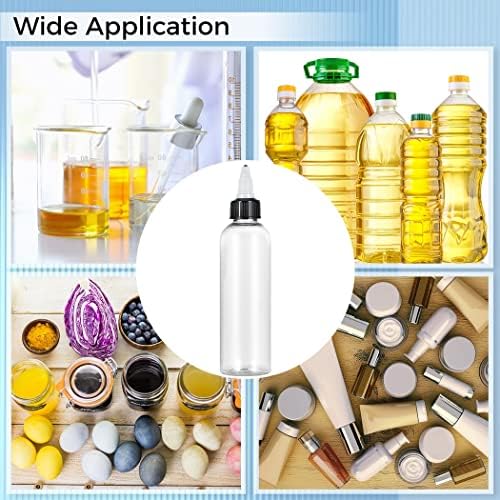 64pcs 4oz Condiment Squeeze Bottles Set