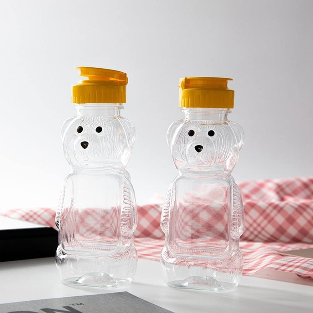 Bear Shape Squeeze Bottle 240ml Multi-Purpose Kitchen Condiment Dispenser