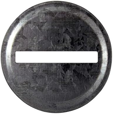 Coin Slot Bank Galvanized Metal Lid Inserts 10 Pack 1