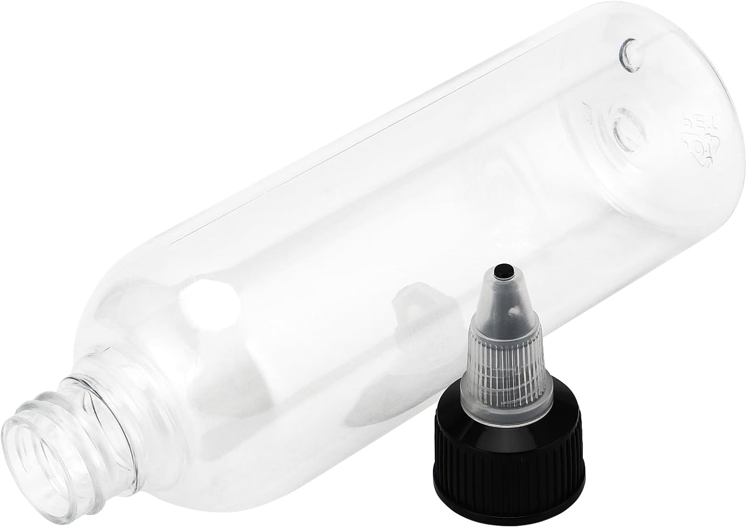 HOIGON 30-Pack 4oz Clear Squeeze Bottles with Twist Top and Funnels