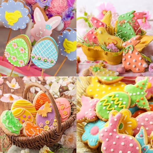 Kasmoire Easter Cookie Decorating Kit 185Pcs All-in-One 1
