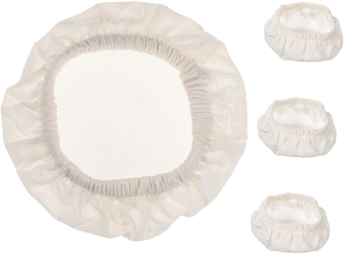 PRETYZOOM 4pcs Cotton Jar Lids for Canning Storage 1