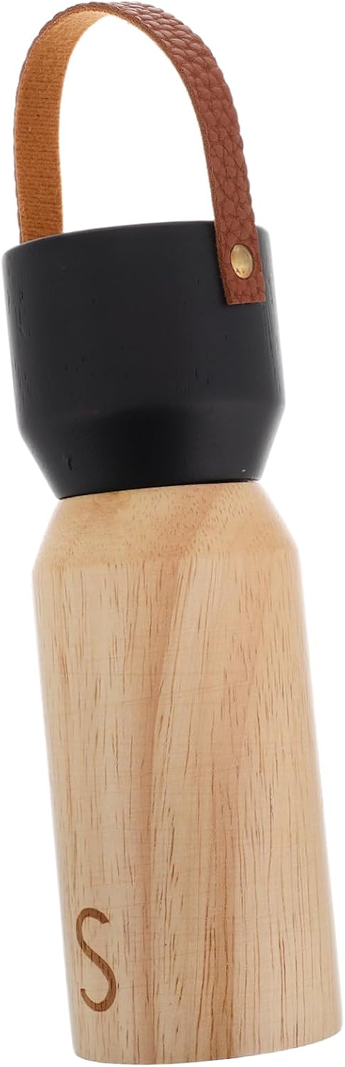 HAKIDZEL Manual Wooden Pepper Grinder Set