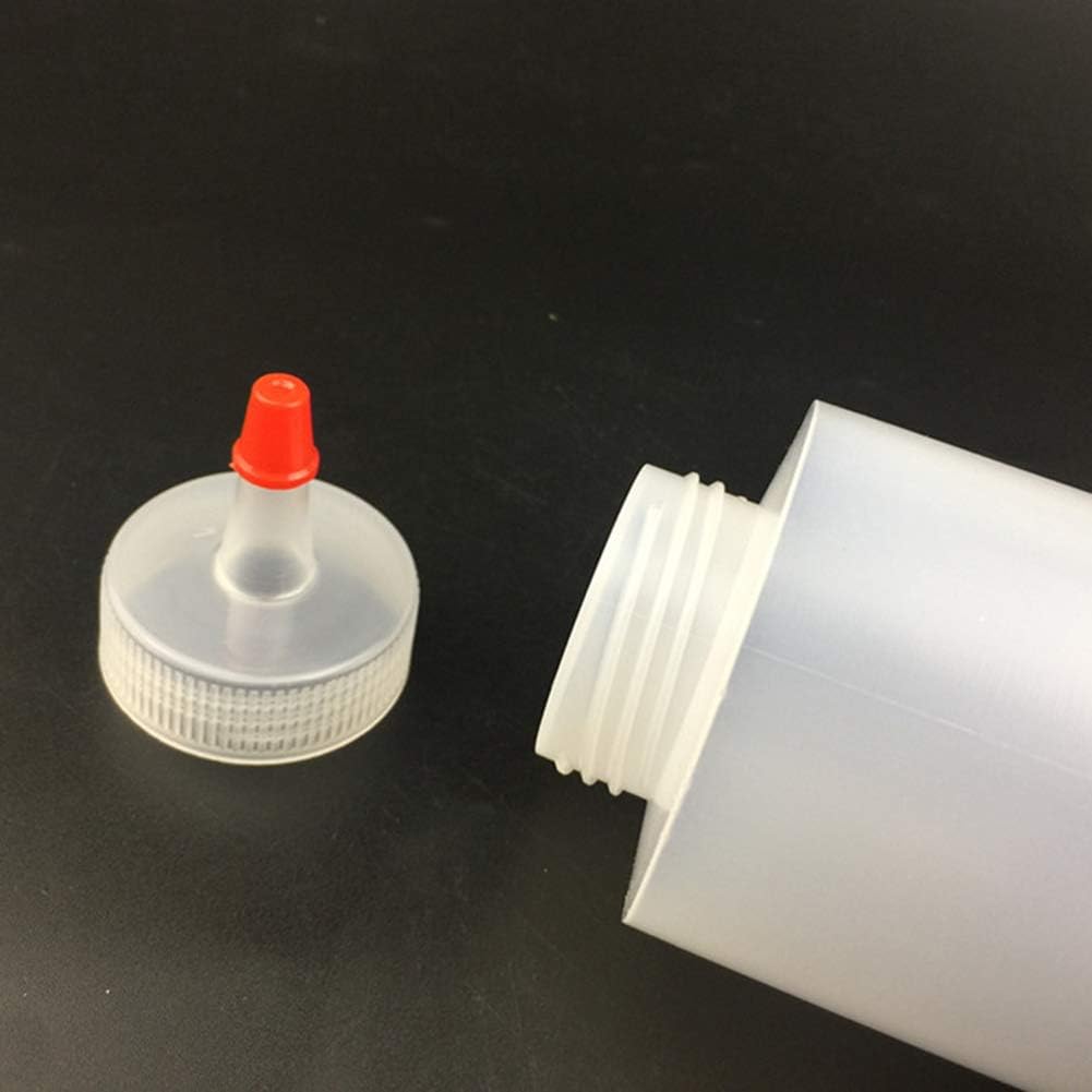 Meideli Clear BPA-Free Condiment Squeeze Bottles 8oz