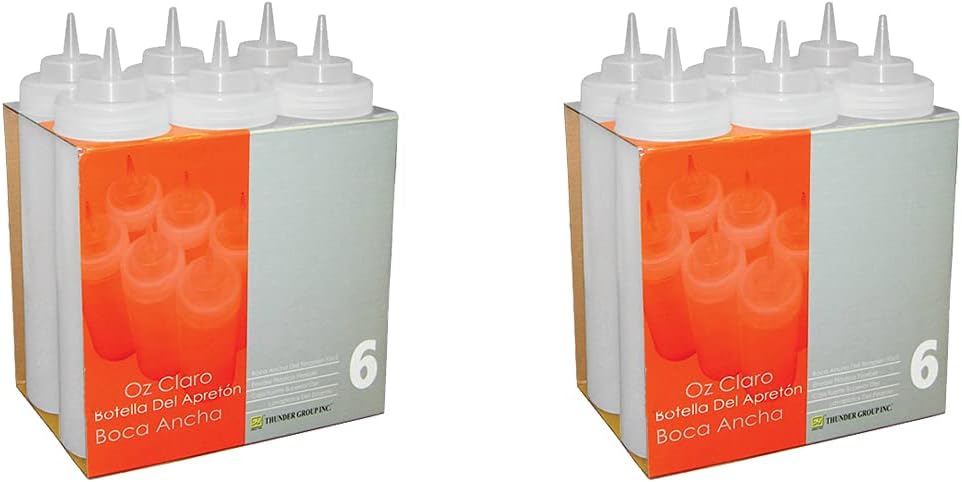 GIFTS PLAZA Condiment Squeeze Bottles Set of 2 1