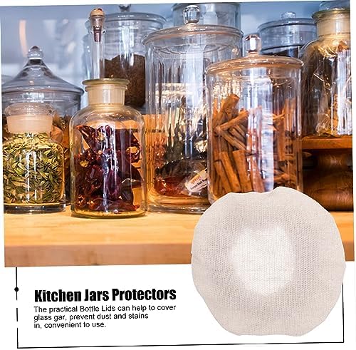 Mikinona Storage Jar Cloth Lid Replacement for Canning and Preserving