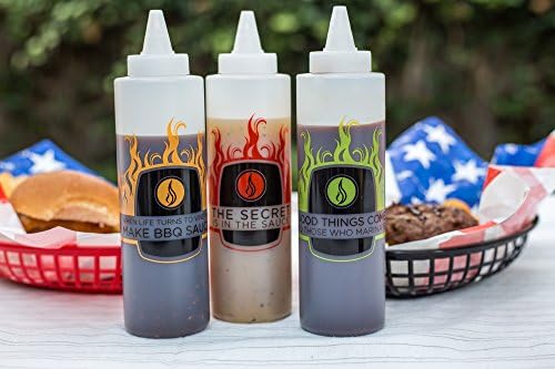 Outset 76186 Condiment Squirt Bottles Set of 3